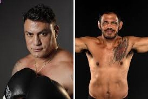 Popó e Minotouro fazem treinamento no Mercadão para o Fight Music Show 6